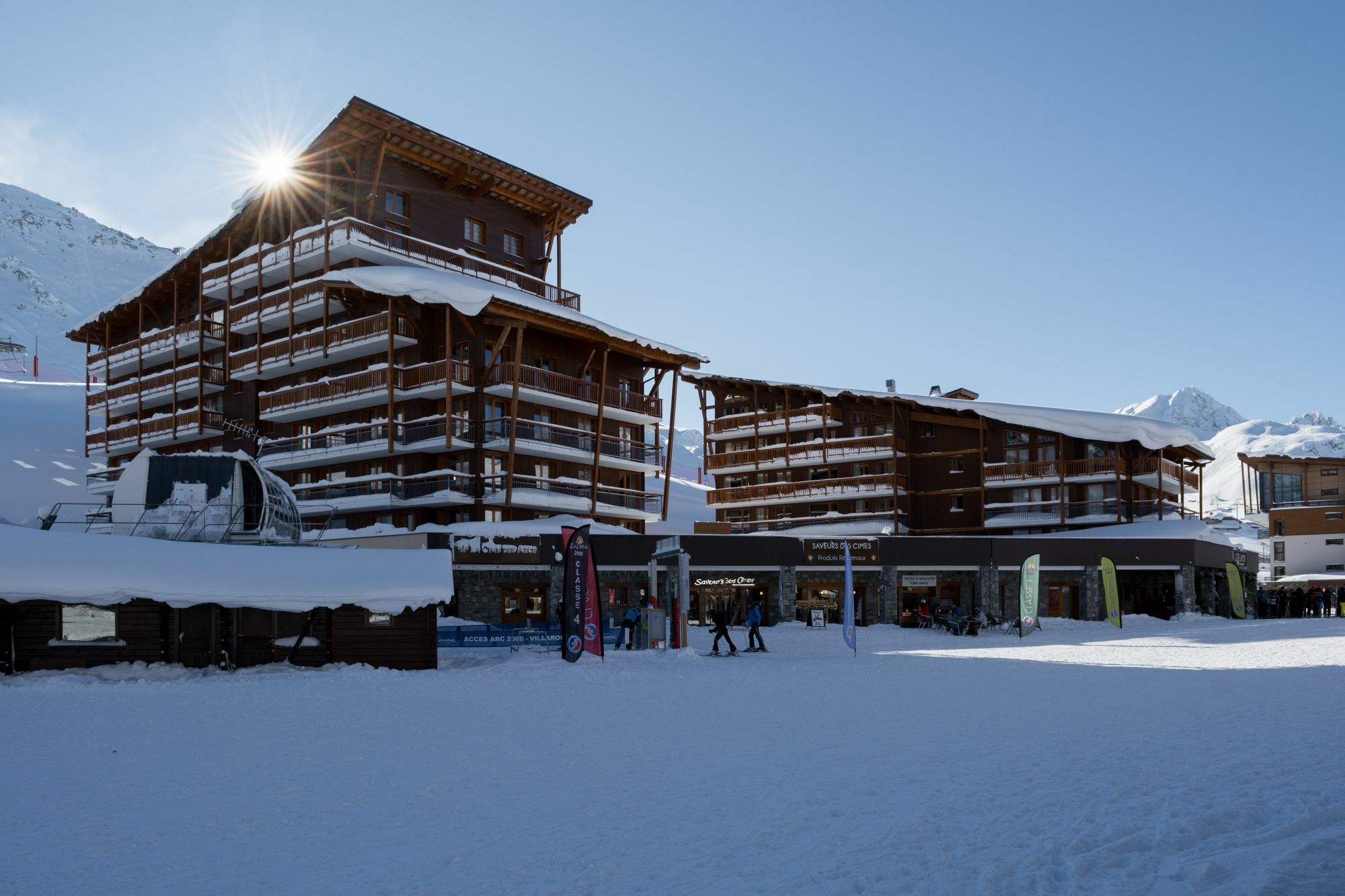 Chalet Des Neiges : La Cime Des Arcs Les Arcs  Eksteriør billede